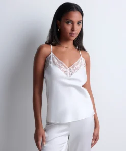 Midnight Whisper Top à fines bretelles