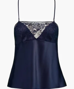 Midnight Whisper Top à fines bretelles