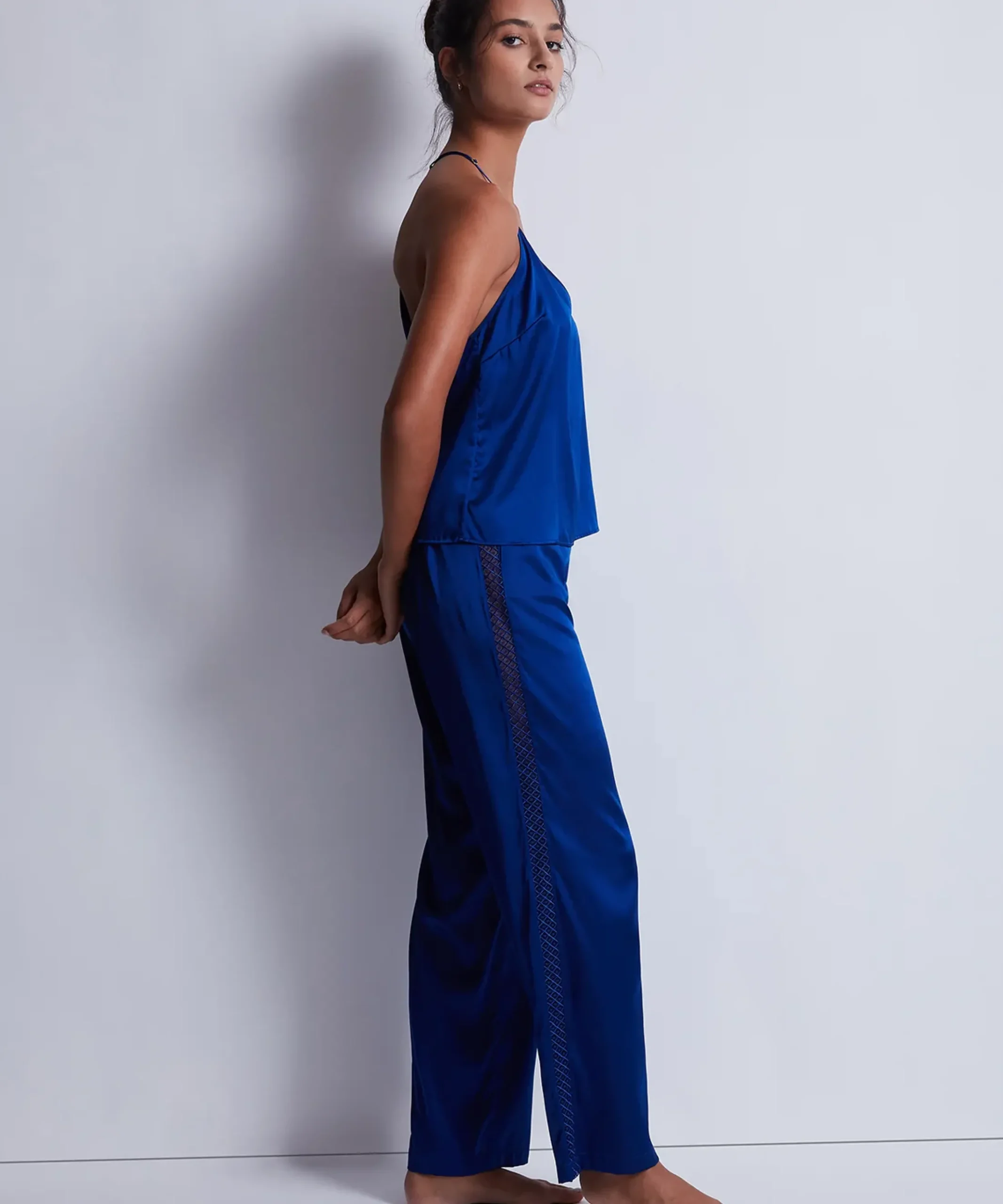 Silk Desire Top à fines bretelles
