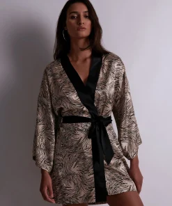 Smocky Night Kimono