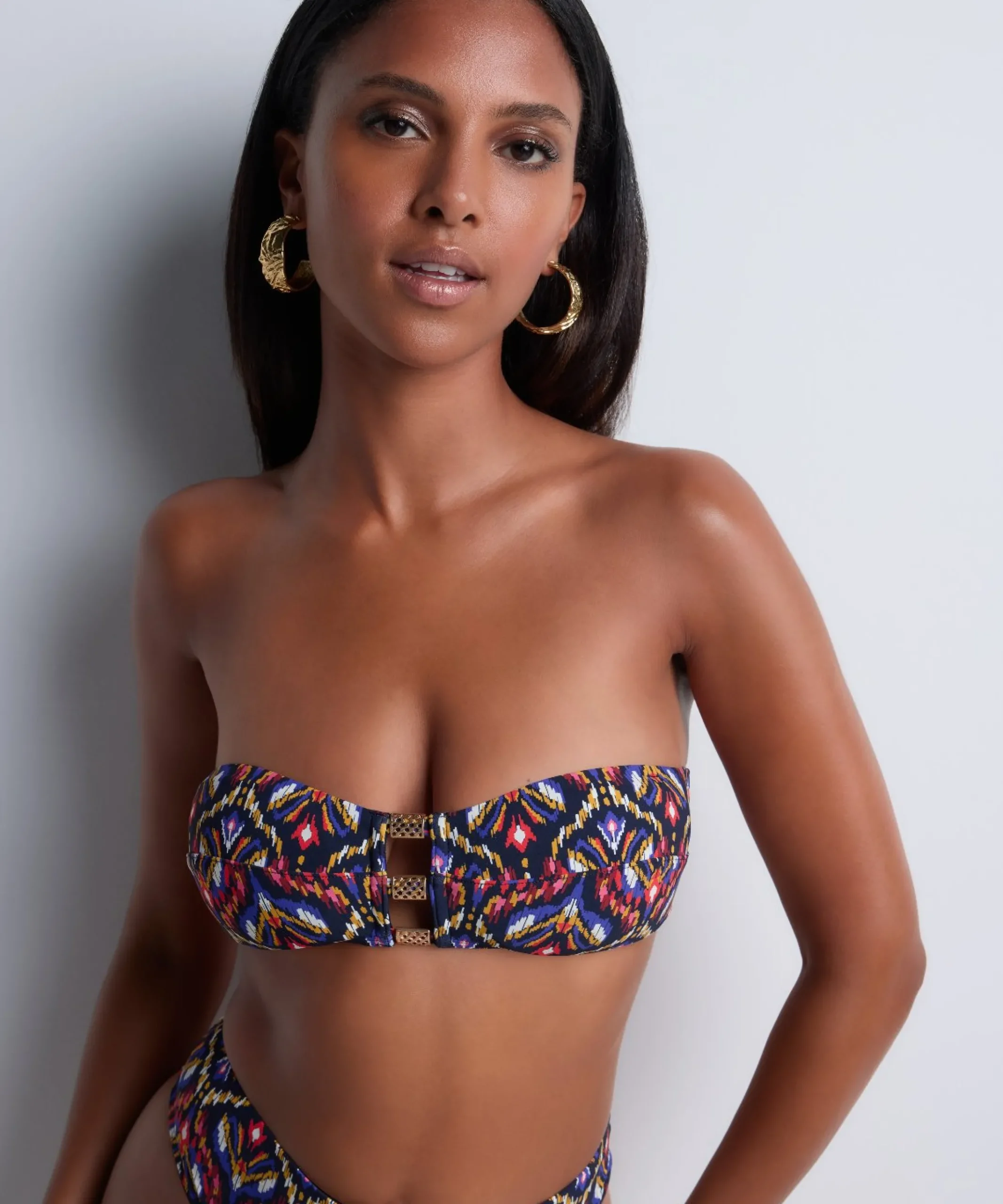 Sunkissed Allure Haut de maillot de bain Bandeau coques amovibles