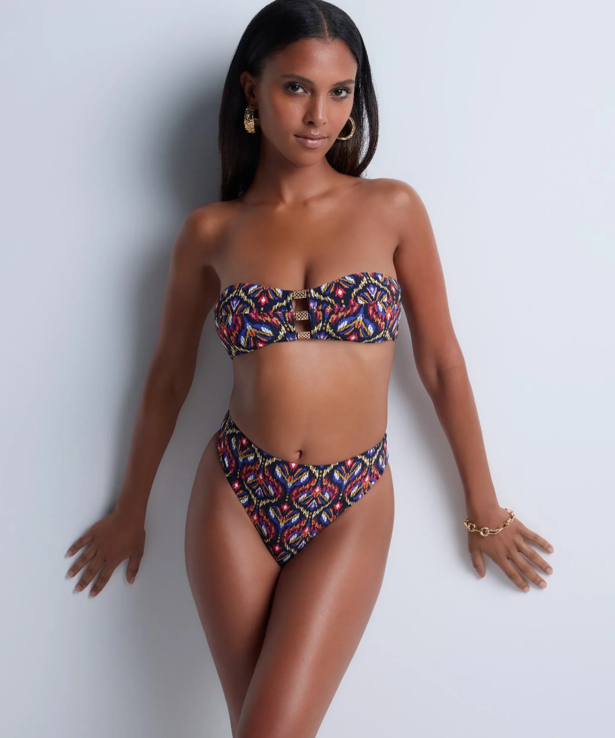 Sunkissed Allure Haut de maillot de bain Bandeau coques amovibles