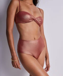 Sunlight Glow Bas de maillot de bain taille haute