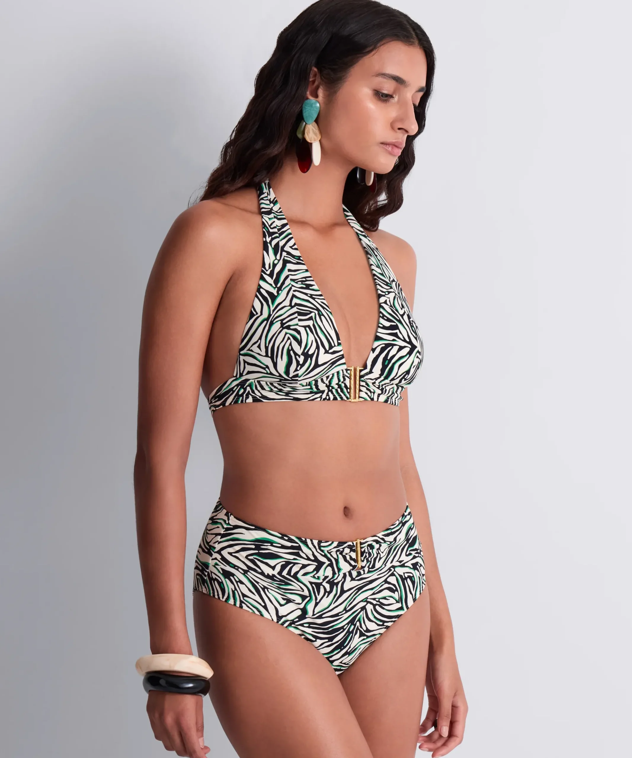 Tropical Splash Haut de maillot de bain Triangle